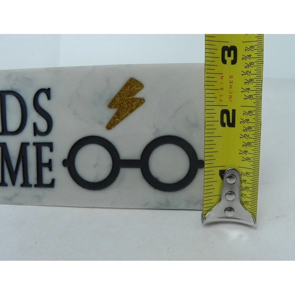 Harry Potter Wizards Welcome Resin Desk Sign - NEW - 8